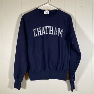 Champion Reverse Weave Chatham‎ University Sweatshirt Men Adult X-small unisex